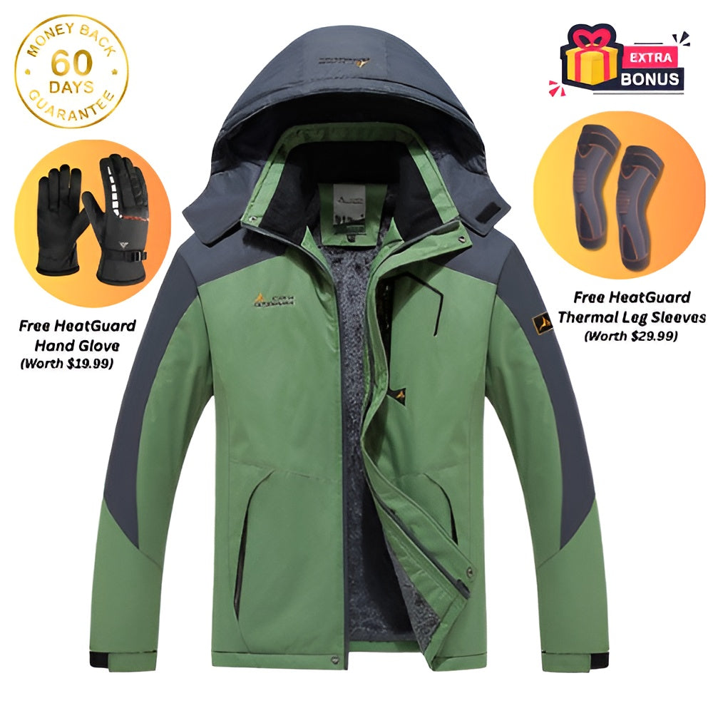 Quisjac Ultimate Winter Jacket Coat Hooded Windproof