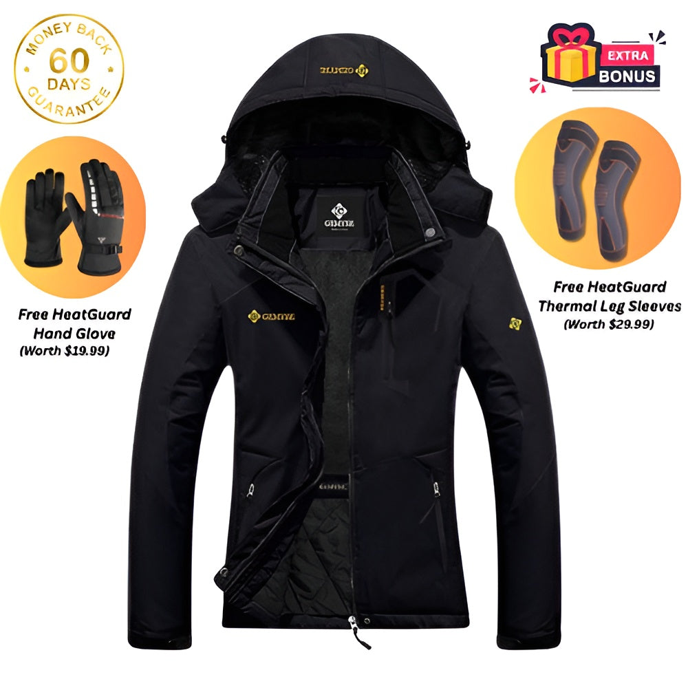 Quisjac Ultimate Winter Jacket Coat Hooded Windproof