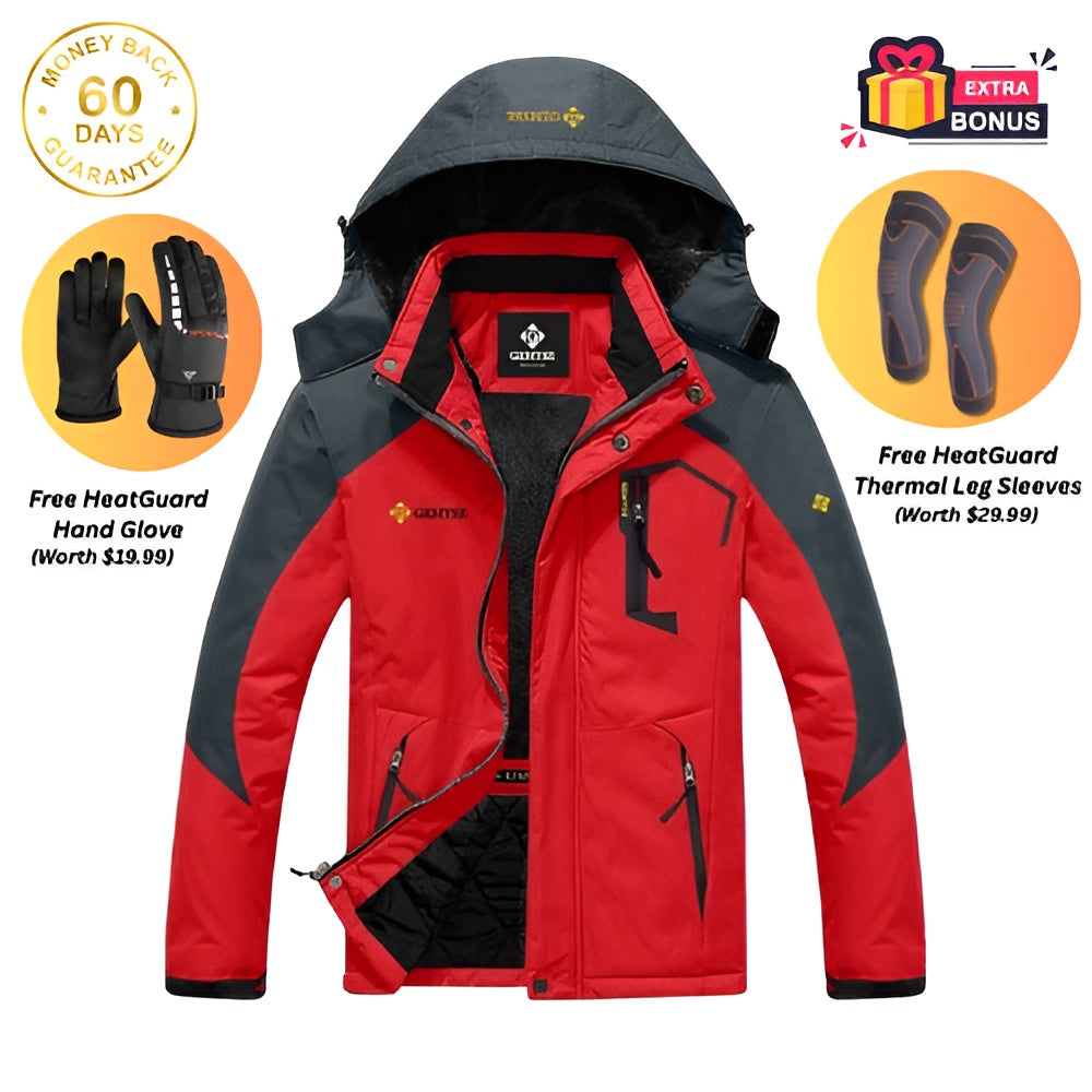 Quisjac Ultimate Winter Jacket Coat Hooded Windproof