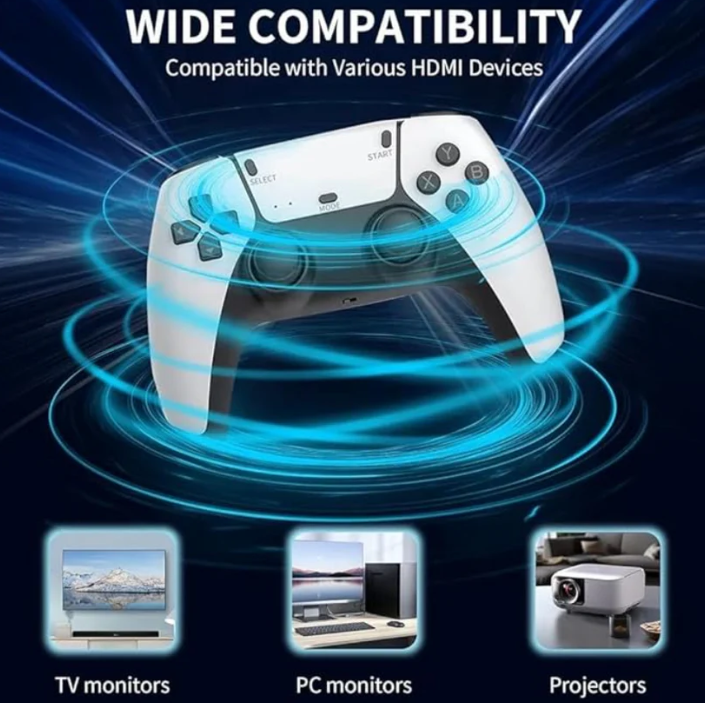Quistons GameStick Pro - Wireless Console 40000+ Licensed Games