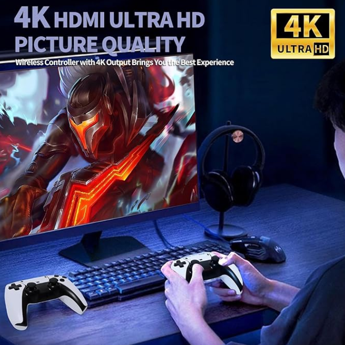 Quistons GameStick Pro - Wireless Console 40000+ Licensed Games