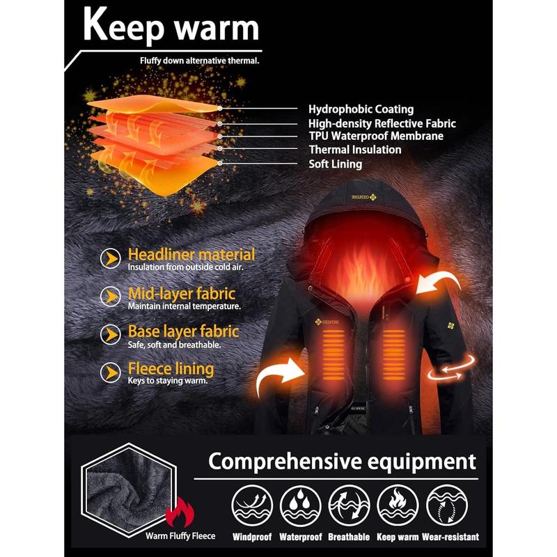 Quisjac Ultimate Winter Jacket Coat Hooded Windproof